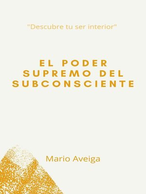 cover image of El poder supremo del subconsciente